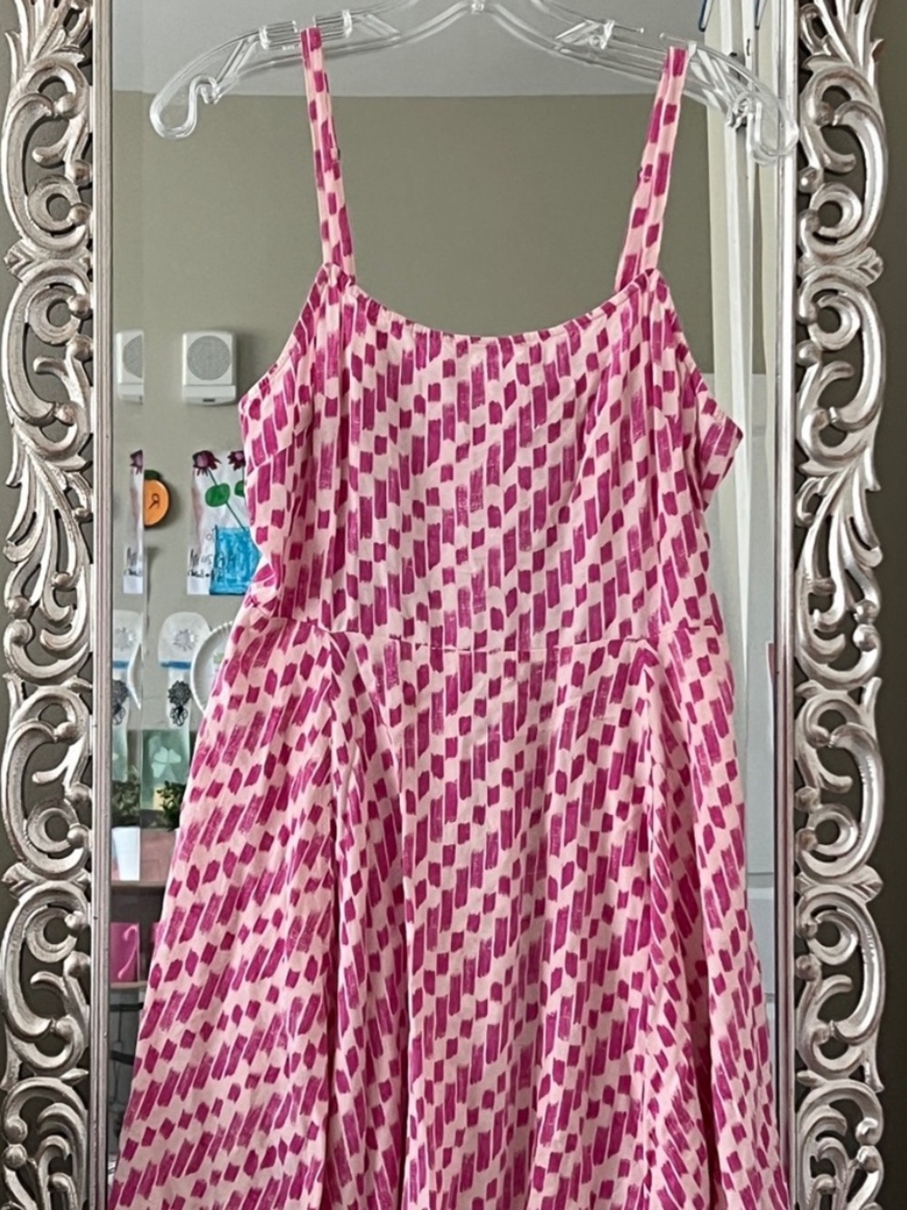 GAP Pink Printed Summer Dress with Thin Straps - Picture 2 of 6